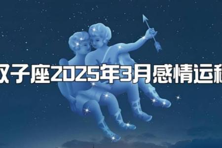 2025年3月26日双子座的今日运势