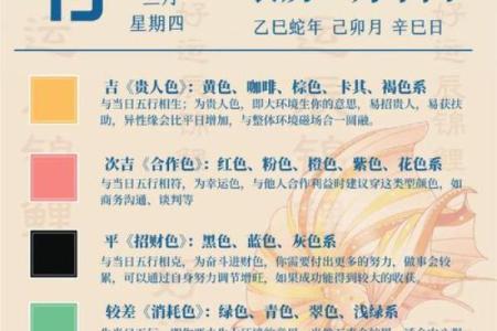 五行穿衣每日指南2025年4月13日