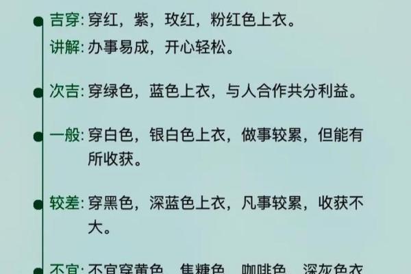 每日穿衣搭配五行2025年4月13日 每日穿衣搭配五行2025年4月13日