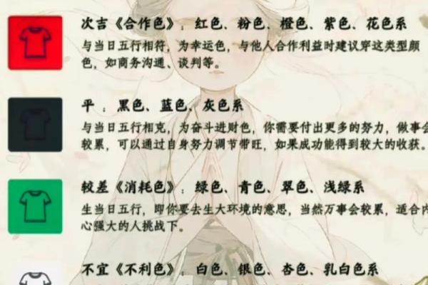 五行穿衣每日分享今天穿什么颜色2025年4月13日