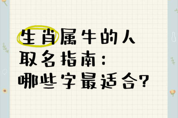 早上8点出生的属牛男孩怎么样起名，宜用什么字姓名